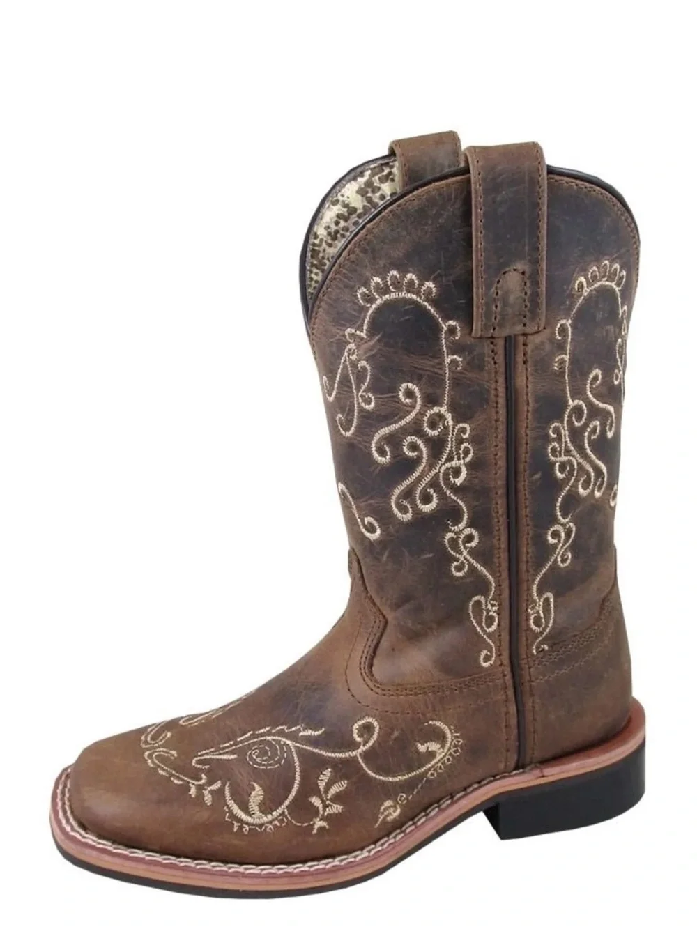 Smoky Mountain Girls Marilyn Brown Waxed Distressed Western Boots 11R